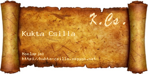 Kukta Csilla névjegykártya